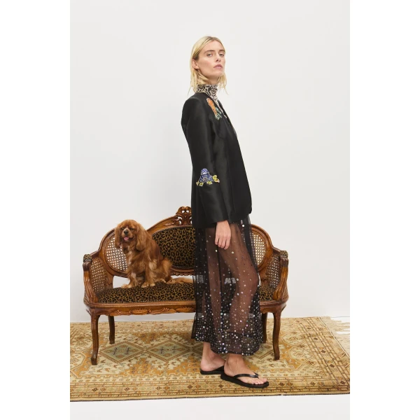 Alemais Contemporary Wardrobe Jacket Ginger Embellished Blazer — designer powerwear from Coveti