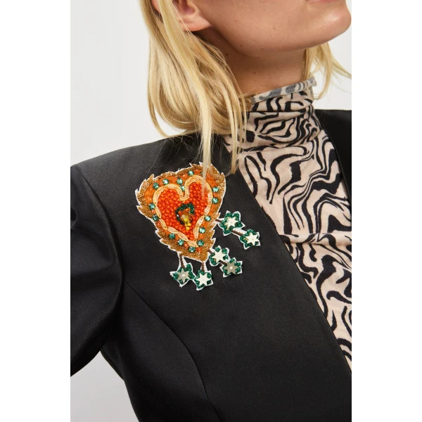 Alemais Contemporary Wardrobe Jacket Ginger Embellished Blazer — designer powerwear from Coveti