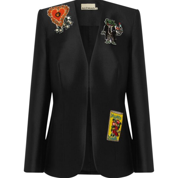 Alemais Contemporary Wardrobe Jacket Ginger Embellished Blazer — designer powerwear from Coveti