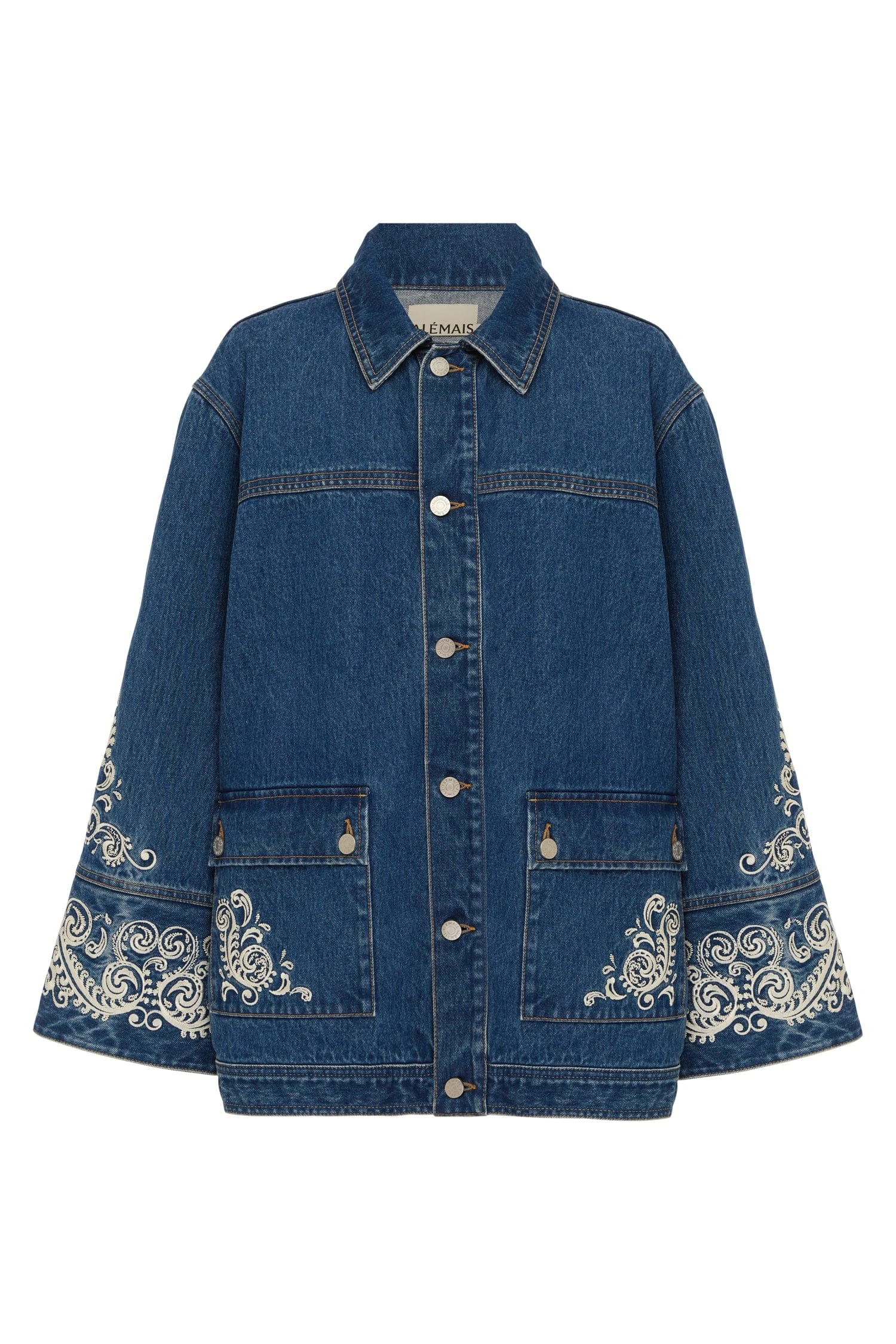 Alemais Alemais Contemporary Wardrobe Jacket Jacones Denim Jacket — designer powerwear from Coveti