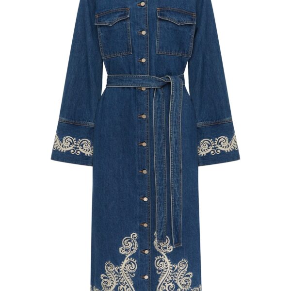 Alemais Contemporary Wardrobe Dress_Sd Montie Shirtdress — designer powerwear from Coveti