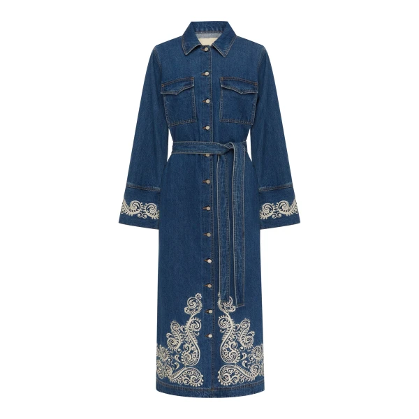 Alemais Contemporary Wardrobe Dress_Sd Montie Shirtdress — designer powerwear from Coveti