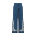 Alemais Contemporary Wardrobe Pant Jacones Flare Denim Jean — designer powerwear from Coveti