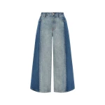 Alemais Contemporary Wardrobe Pant Jacones Spliced Denim Jean — designer powerwear from Coveti