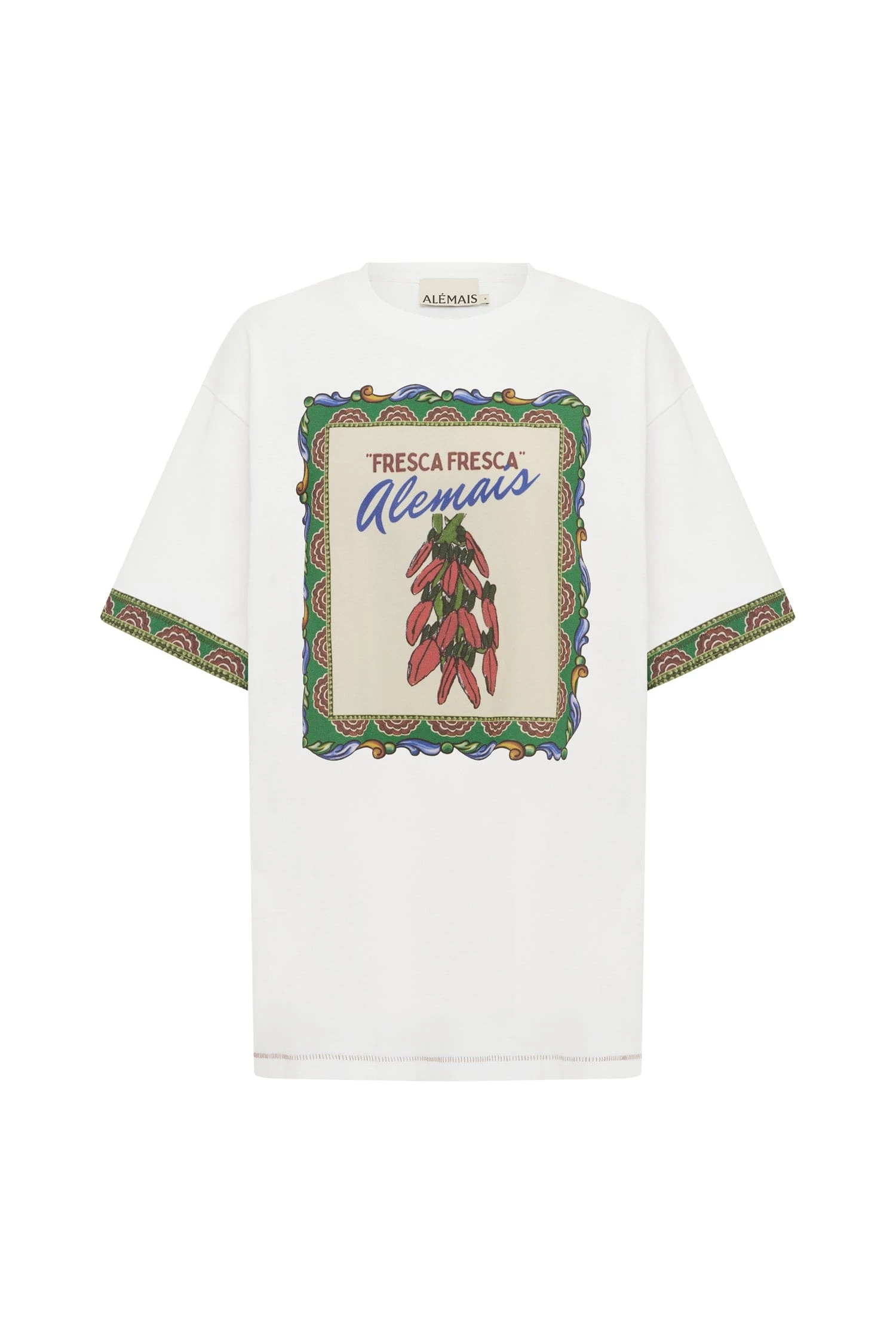 Alemais Alemais Contemporary Wardrobe Top_T-Shirt Katerina Chilli Tee — designer powerwear from Coveti