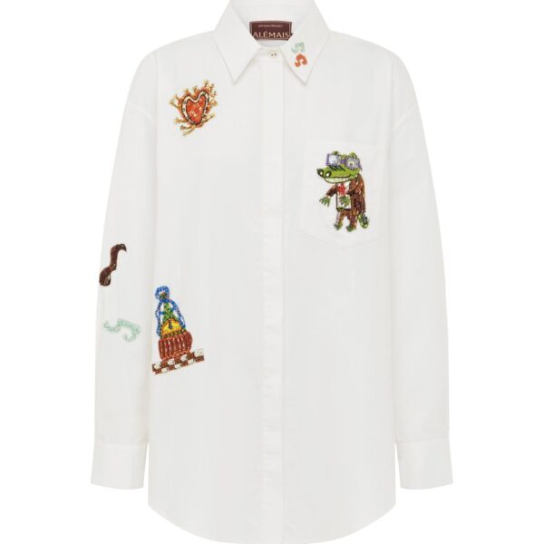 Alemais Contemporary Wardrobe Dress_Sd Montie Shirtdress — designer powerwear from Coveti