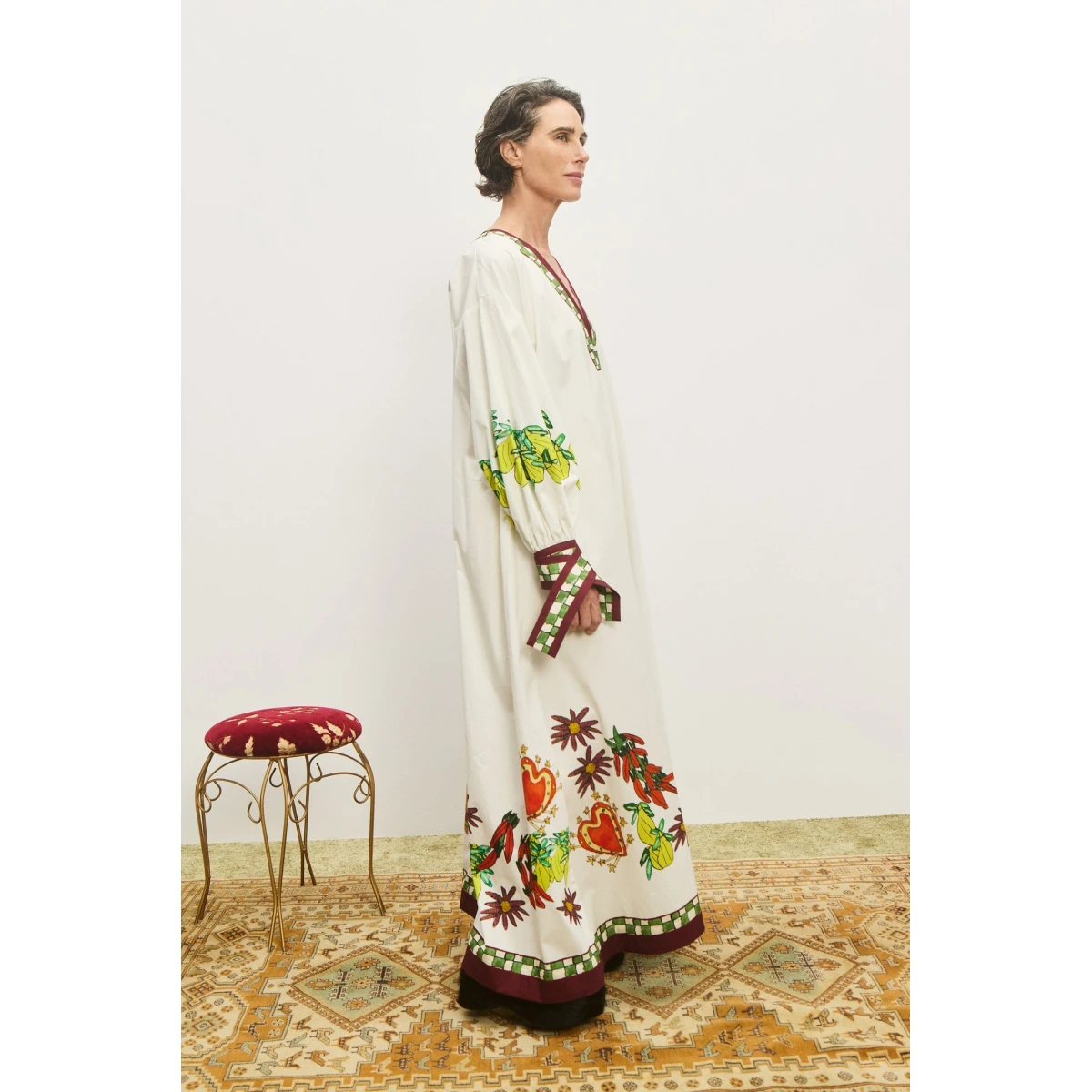 Alemais Contemporary Wardrobe Dress_Midi Katerina V Neck Midi Dress — designer powerwear from Coveti