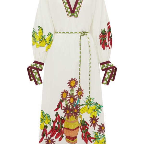 Alemais Contemporary Wardrobe Dress_Midi Katerina V Neck Midi Dress — designer powerwear from Coveti