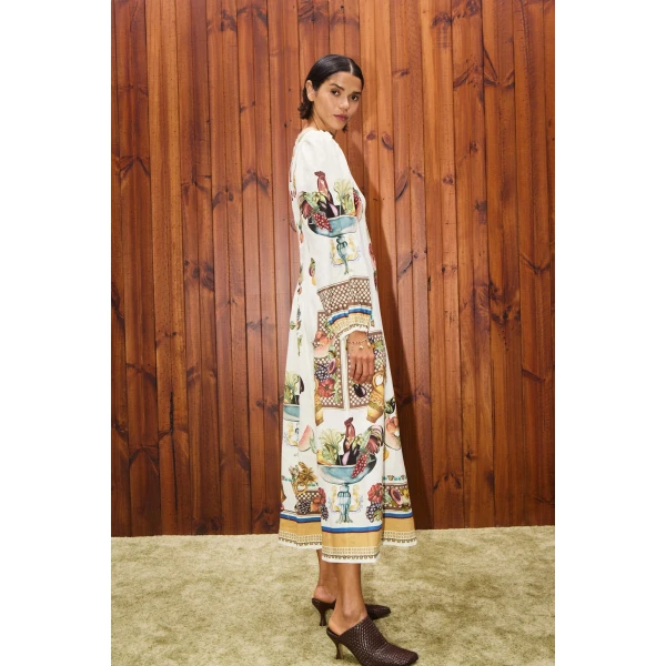Alemais Contemporary Wardrobe Dress_Midi Mercado Midi Dress — designer powerwear from Coveti