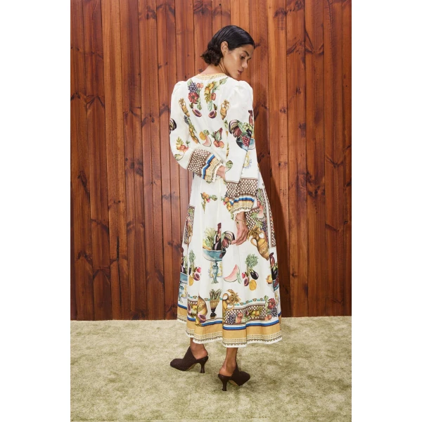 Alemais Contemporary Wardrobe Dress_Midi Mercado Midi Dress — designer powerwear from Coveti