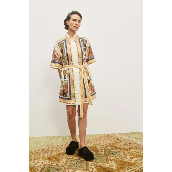 Alemais Contemporary Wardrobe Dress_Sd Montie Shirtdress — designer powerwear from Coveti