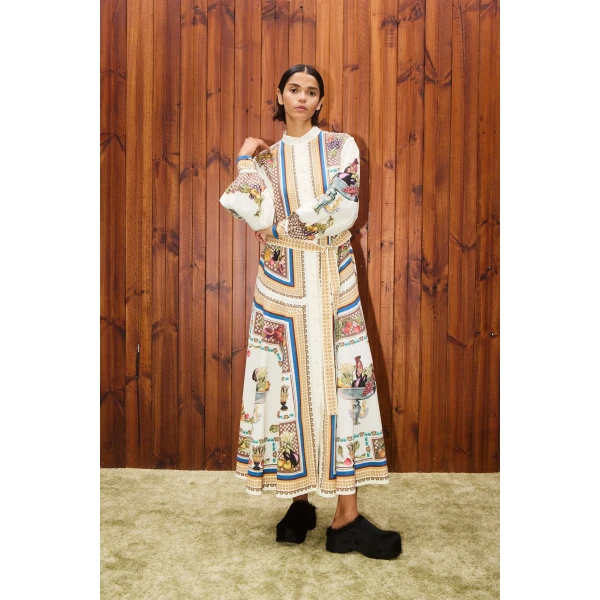 Alemais Contemporary Wardrobe Dress_Sd Mercado Shirtdress — designer powerwear from Coveti
