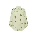Alemais Contemporary Wardrobe Shirt Montie Shirt — designer powerwear from Coveti