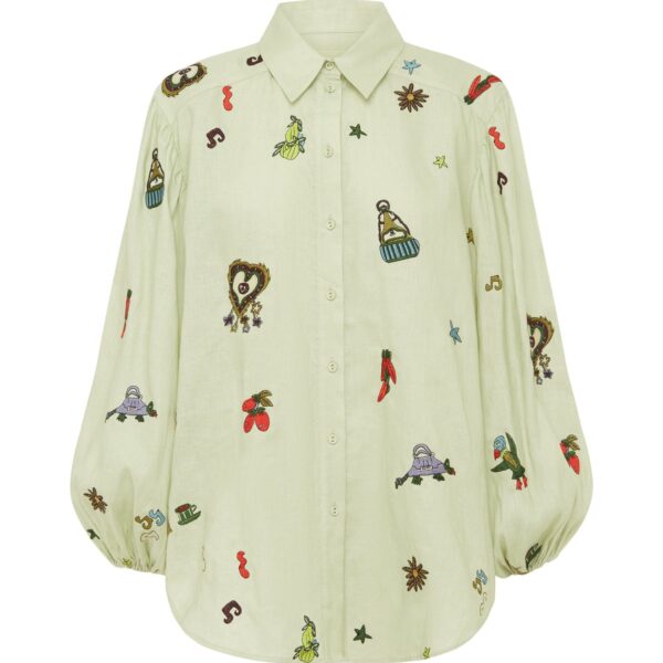 Alemais Contemporary Wardrobe Shirt Montie Shirt — designer powerwear from Coveti
