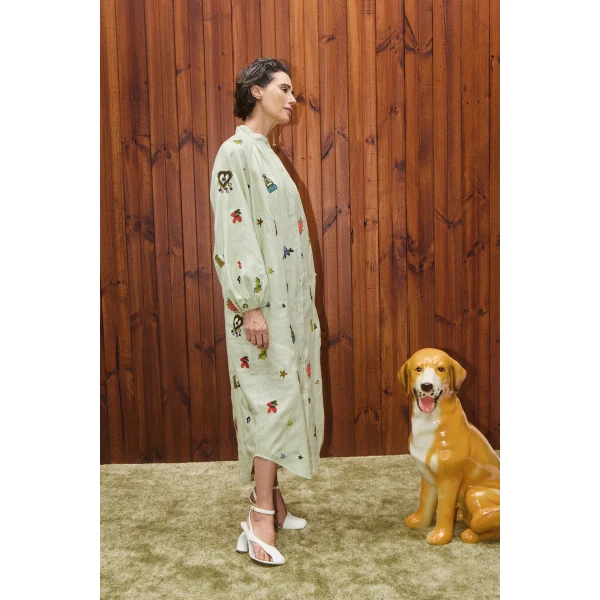 Alemais Contemporary Wardrobe Dress_Sd Montie Shirtdress — designer powerwear from Coveti