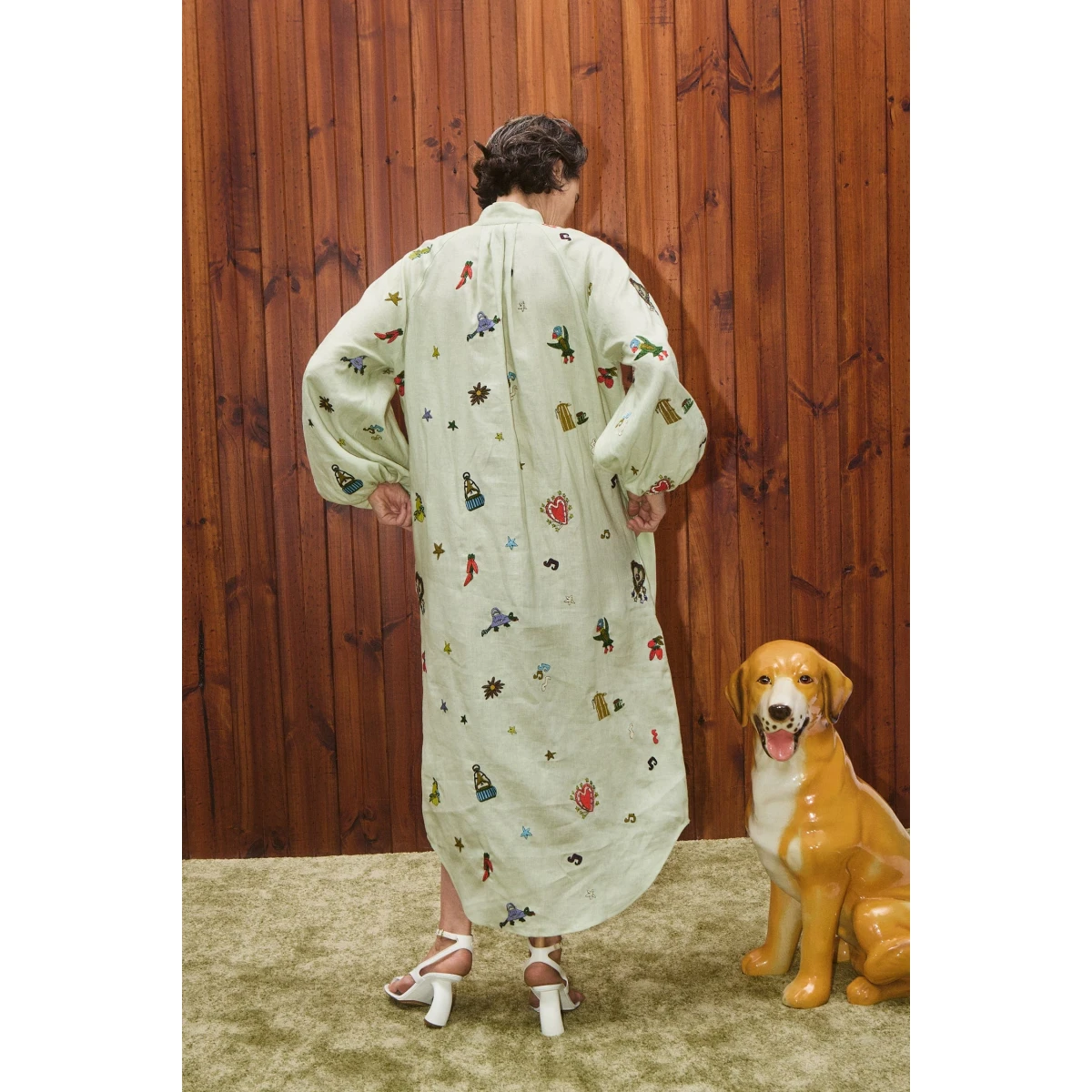 Alemais Contemporary Wardrobe Dress_Sd Montie Shirtdress — designer powerwear from Coveti