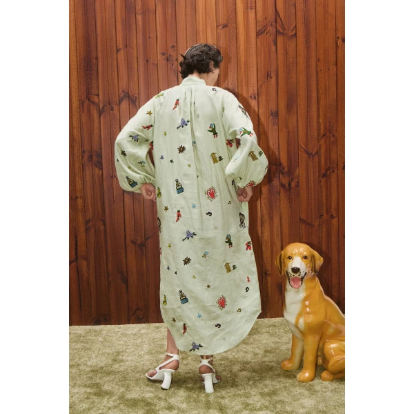 Alemais Contemporary Wardrobe Dress_Sd Montie Shirtdress — designer powerwear from Coveti