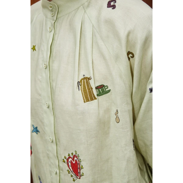 Alemais Contemporary Wardrobe Dress_Sd Montie Shirtdress — designer powerwear from Coveti