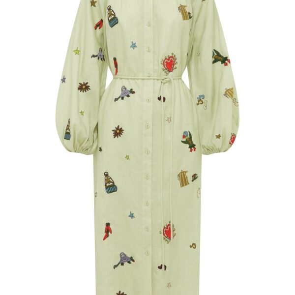 Alemais Contemporary Wardrobe Dress_Sd Montie Shirtdress — designer powerwear from Coveti