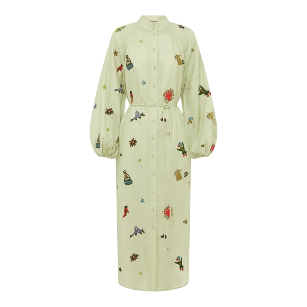 Alemais Contemporary Wardrobe Dress_Sd Montie Shirtdress — designer powerwear from Coveti