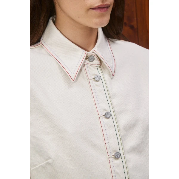 Alemais Contemporary Wardrobe DressMini Norma Denim Mini Dress — designer powerwear from Coveti