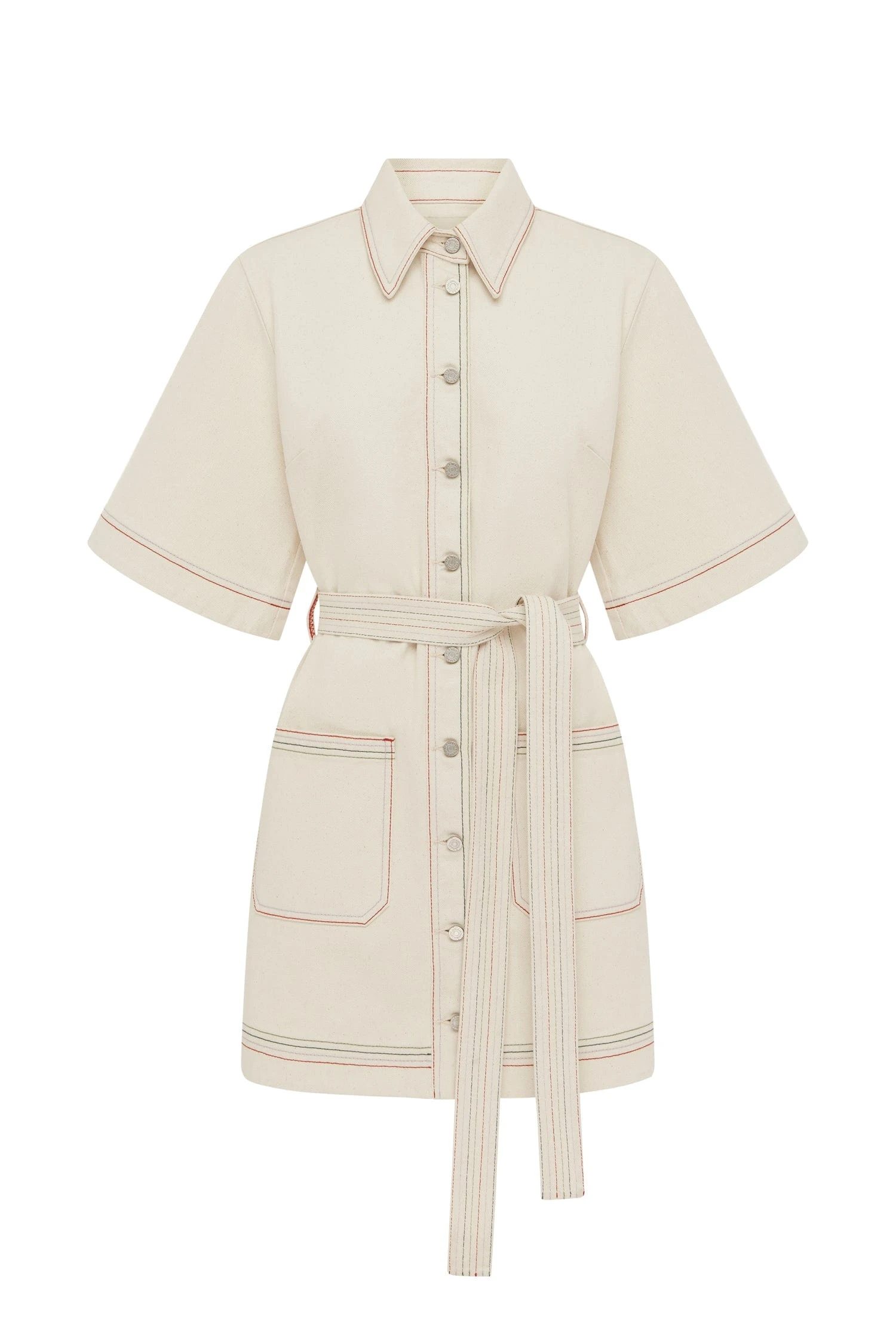 Alemais Alemais Contemporary Wardrobe DressMini Norma Denim Mini Dress — designer powerwear from Coveti