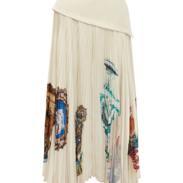 Alemais Contemporary Wardrobe Skirt Orazio Pleated Skirt — designer powerwear from Coveti