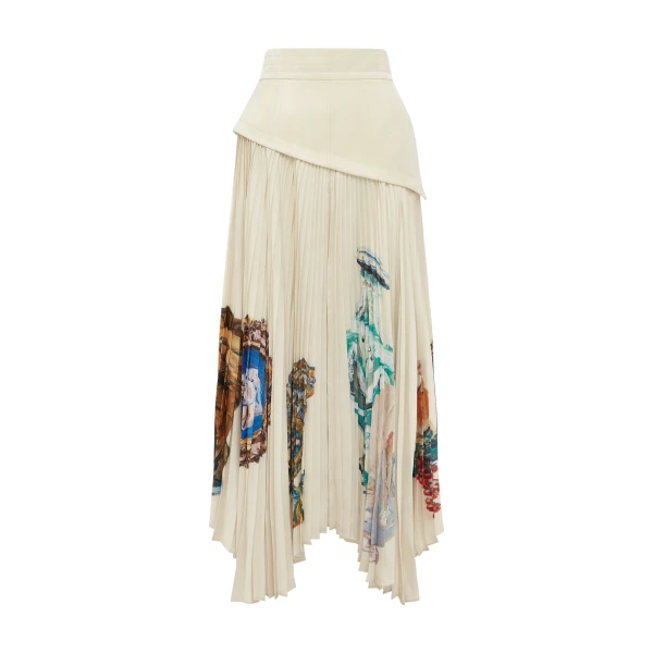 Alemais Contemporary Wardrobe Skirt Orazio Pleated Skirt — designer powerwear from Coveti
