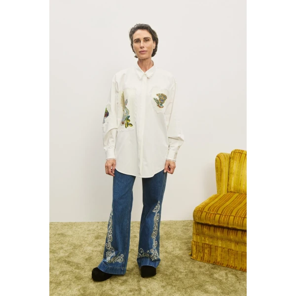 Alemais Contemporary Wardrobe Dress_Sd Montie Shirtdress — designer powerwear from Coveti