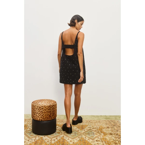 Alemais Contemporary Wardrobe Dress_Mini Simona Denim Mini Dress — designer powerwear from Coveti