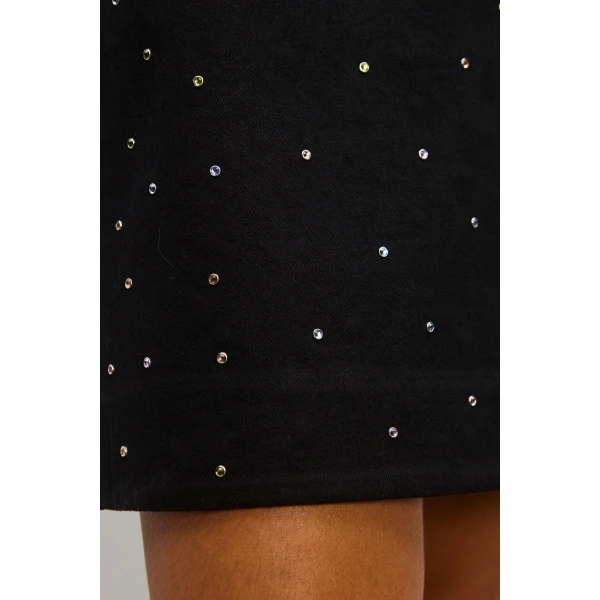 Alemais Contemporary Wardrobe Dress_Mini Simona Denim Mini Dress — designer powerwear from Coveti