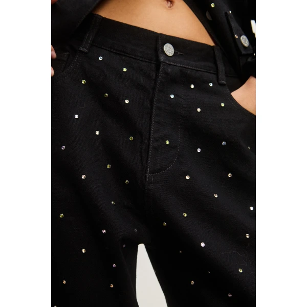 Alemais Contemporary Wardrobe Pant Simona Mid Rise Denim Jean — designer powerwear from Coveti
