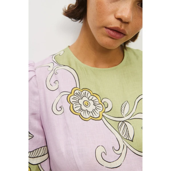 Alemais Contemporary Wardrobe DressMidi Sora Midi Dress — designer powerwear from Coveti