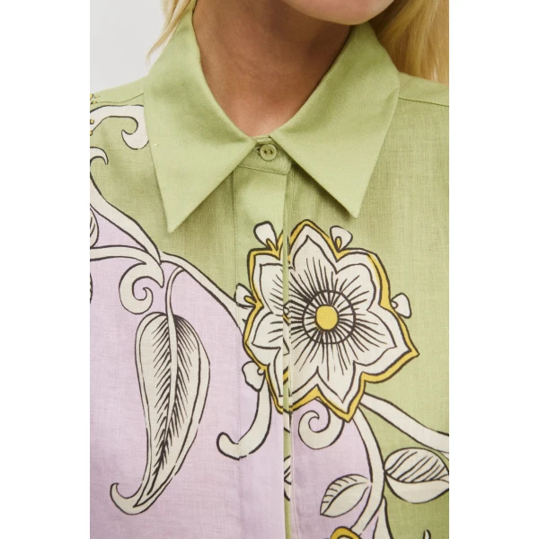Alemais Contemporary Wardrobe Shirt Sora Shirt — designer powerwear from Coveti