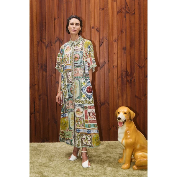 Alemais Contemporary Wardrobe Dress_Sd Tommasina Shirtdress — designer powerwear from Coveti
