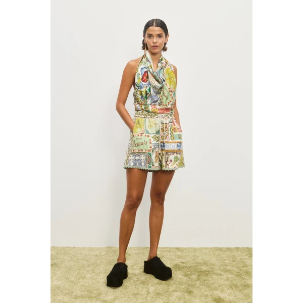 Alemais Contemporary Wardrobe Short Tommasina Short — designer powerwear from Coveti