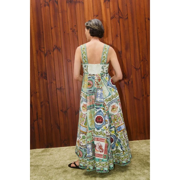 Alemais Contemporary Wardrobe Dress_Midi Tommasina Summer Dress — designer powerwear from Coveti
