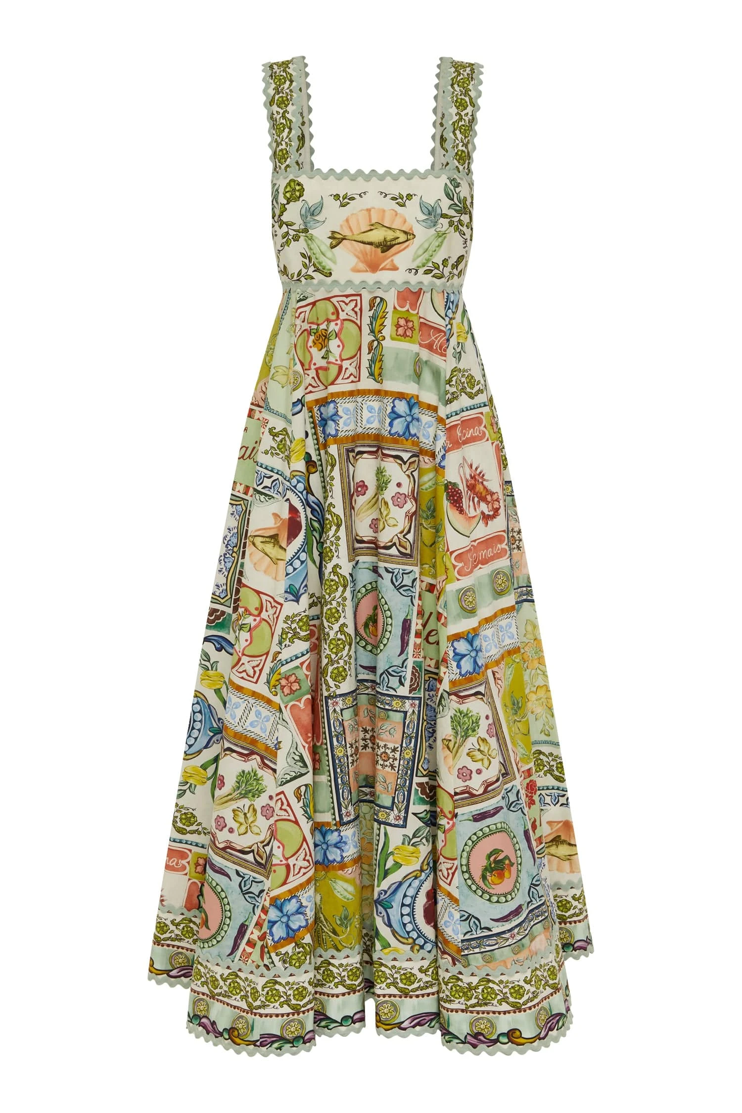 Alemais Alemais Contemporary Wardrobe Dress_Midi Tommasina Summer Dress — designer powerwear from Coveti