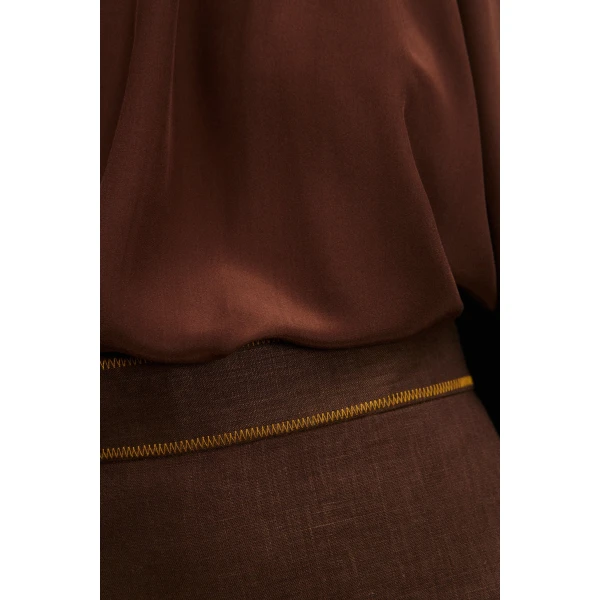 Alemais Contemporary Wardrobe Top Vito Blouse — designer powerwear from Coveti