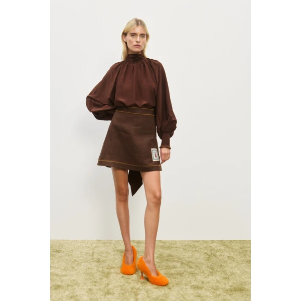 Alemais Contemporary Wardrobe Skirt Vito Skirt — designer powerwear from Coveti