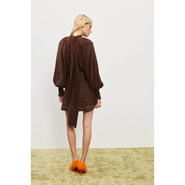 Alemais Contemporary Wardrobe Skirt Vito Skirt — designer powerwear from Coveti