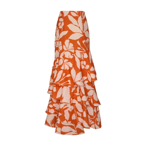 Andres Otalora luxury designer Skit with bold silhouette in linen