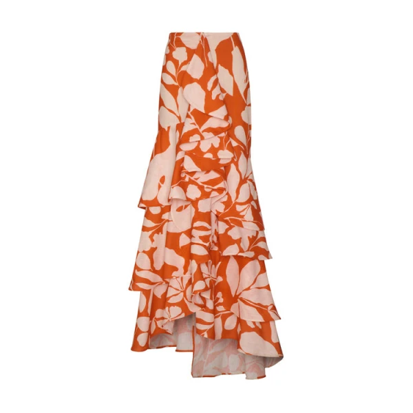 Andres Otalora luxury designer Skit with bold silhouette in linen