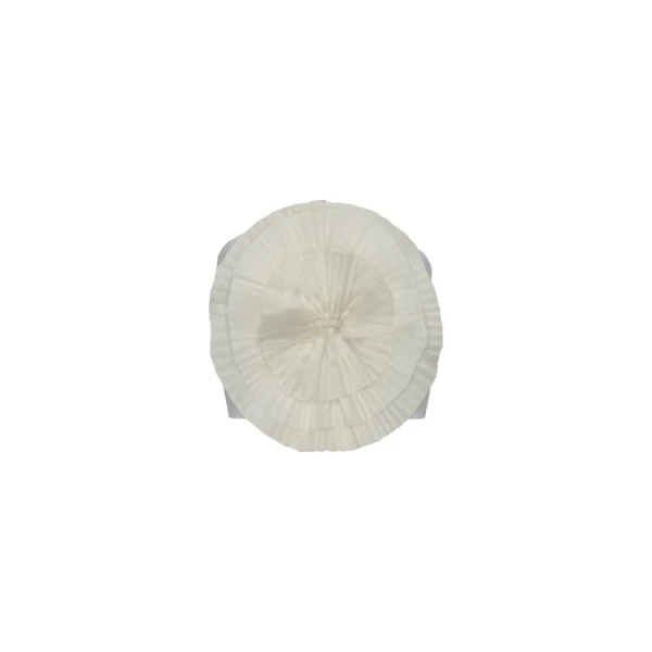 Andres Otalora luxury designer Top with bold silhouette in linen