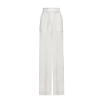 Andres Otalora luxury designer Pant with bold silhouette in linen