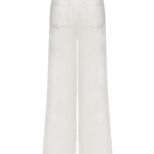 Andres Otalora luxury designer Pant with bold silhouette in linen
