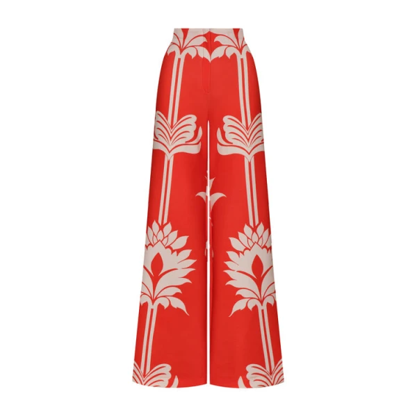 Andres Otalora luxury designer Pant with bold silhouette in linen