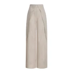 Andres Otalora luxury designer Pant with bold silhouette in linen