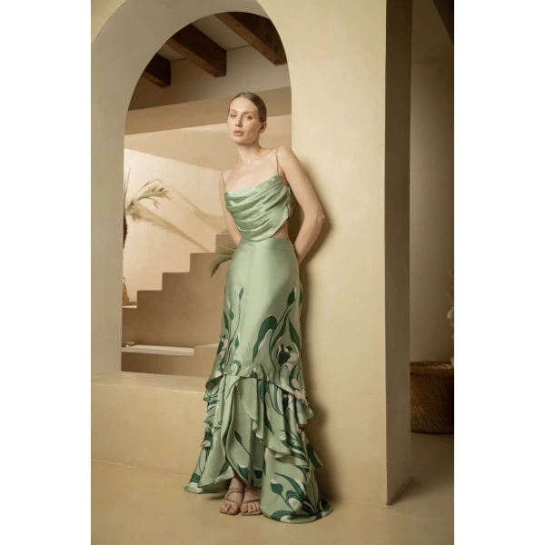 Andres Otalora De Tulipanes Skit Skirt, view 2