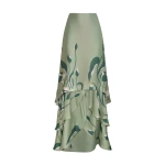 Andres Otalora luxury designer Skit with bold silhouette in linen
